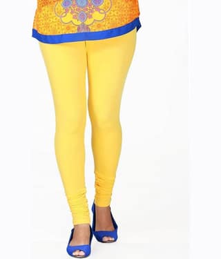Ankita Yellow Leggings - Cotton
