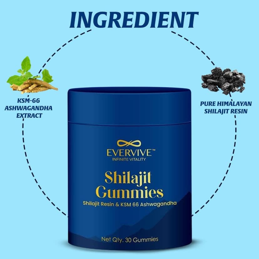 Shilajit Gummies with KSM-66 Ashwagandha view 2