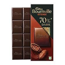 Cadbury Bournville Intense 70% Dark Chocolate Bar 80g