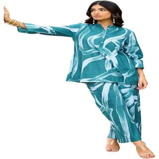 Elara Women's Chic Co-ord Set - Stylish Matching Top and Bottom