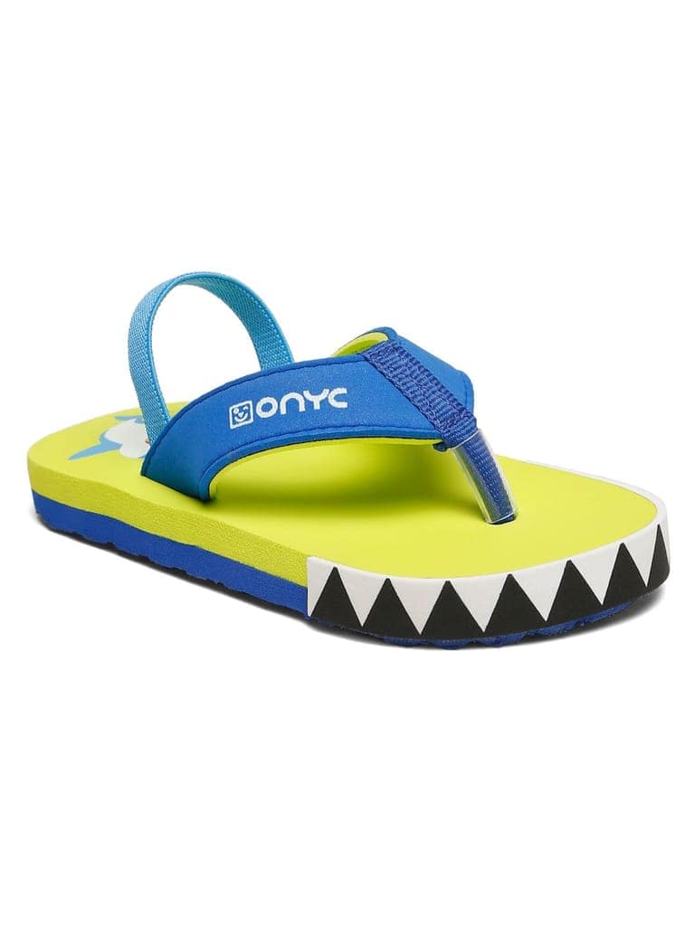 Premium Shark Flip-flops With Adjustable BackSupport - Neon Green (Unisex) view 5
