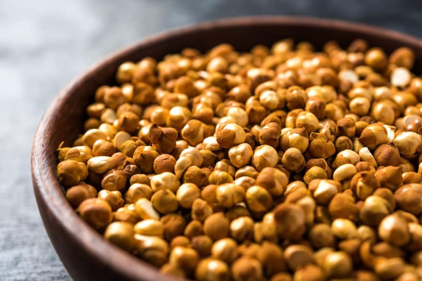 Roasted chana plain view 3