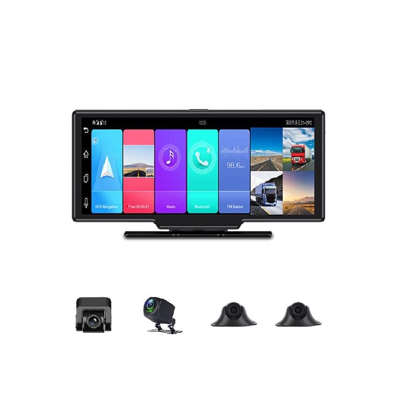 AUSHA Smart 4G Dashcam with 10.26” Touchscreen | 4-Channel Full HD, GPS, Night Vision & Fleet Tracking view 8