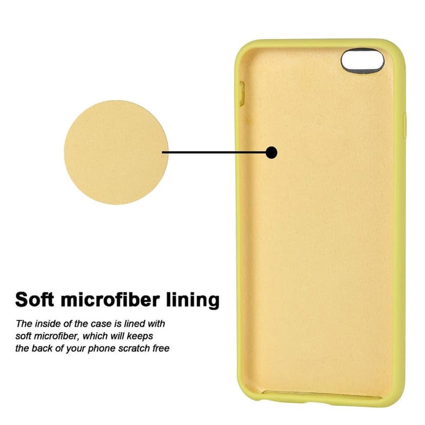 LIRAMARK Liquid Silicone Soft Back Cover Case for Apple iPhone 6 / 6S view 4