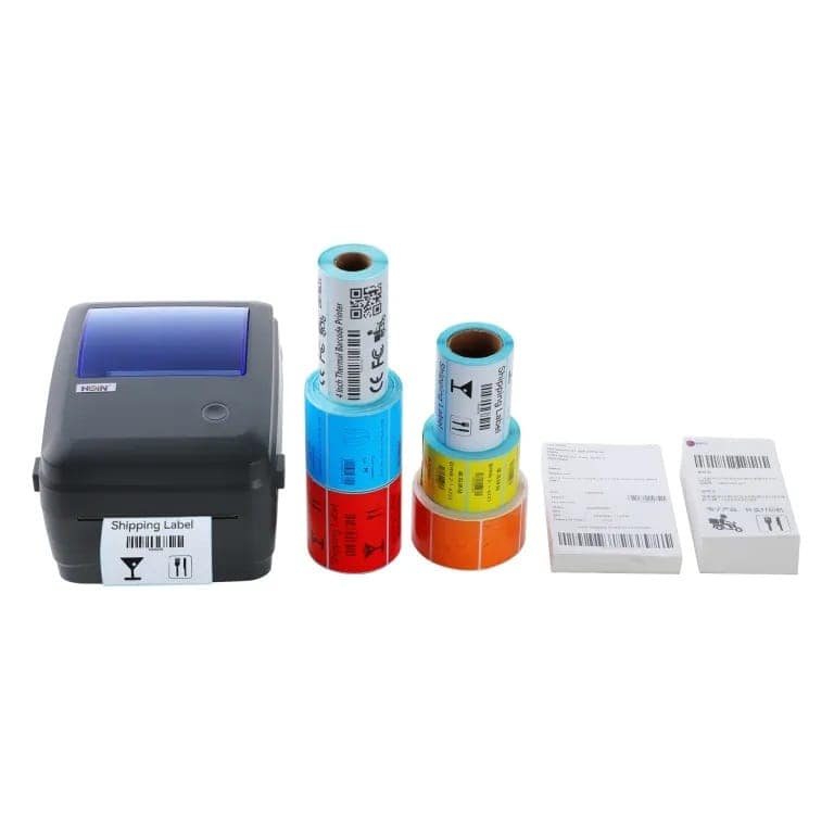 HOIN HOP-HQ480 Android IOS Windows Supported Plastic Desktop Thermal Label Printer 4x6 view 3