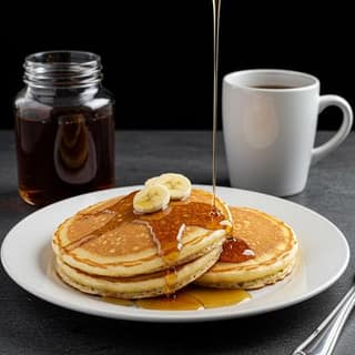 Pancakes With Maple Syrup