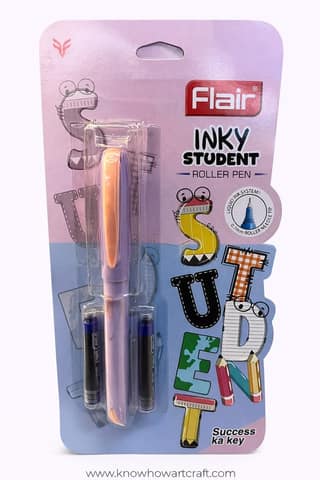 Flair Inky Student Roller Fountain Pen(2pcs)