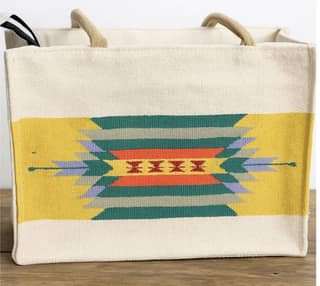Craftinence® Boho Sutra - Marigold Shoulder Bag for women - Tote Bag - Handwoven Artisanal Bag