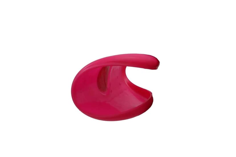 LAURIS Frisbee Flying Disc Toy for Kids/Dogs Unbreakable Soft Flexible Virgin Plastic | Colour Red Diameter 23 Centimeters view 2