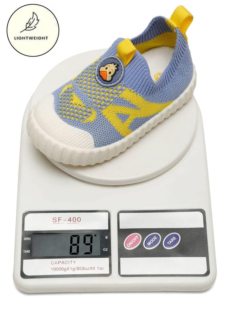 Ducky Toddlers' First Step Shoes - Sky Blue & Yellow (Unisex) view 4