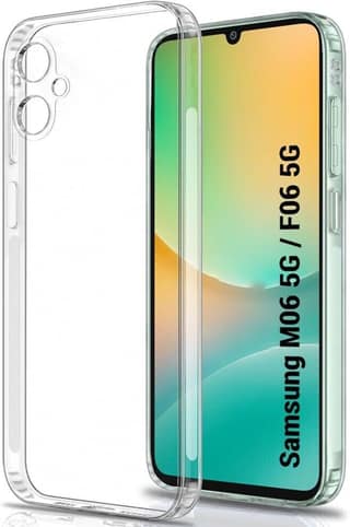 PLUGTECH TPU Ultra Hybrid Clear Camera Protection Back Cover Case for Samsung Galaxy M06,Samsung Galaxy F06