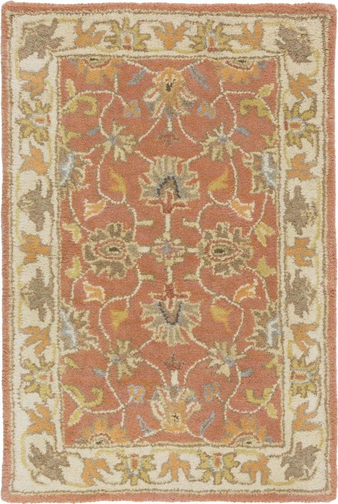 Hand Tufted Caesar Medium Brown & Dusty Sage Wool Rug view 2