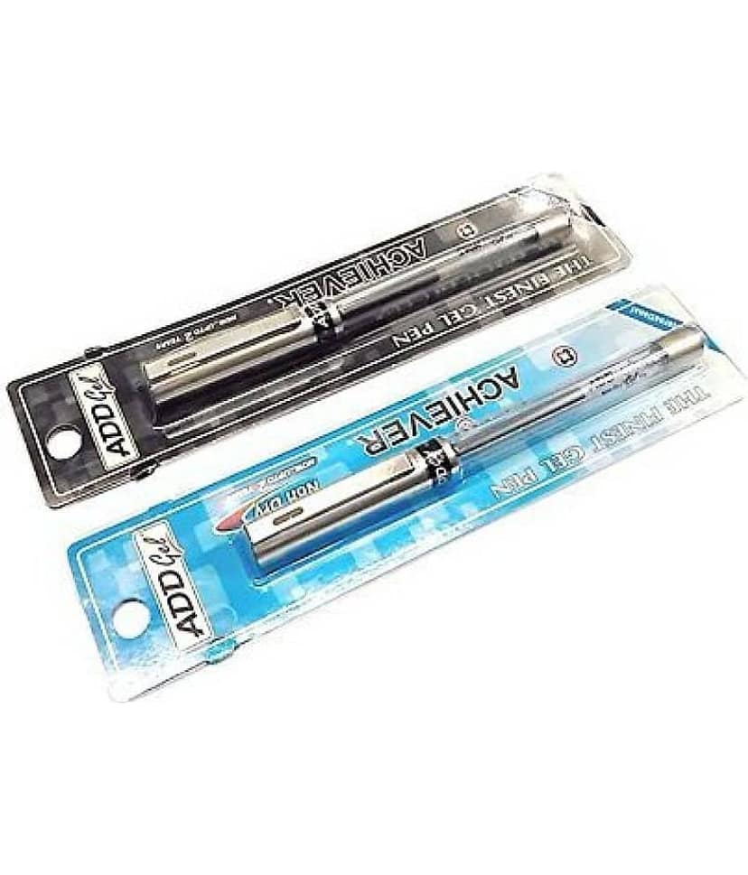 Add Gel Achiver Gel Pen Pack Of Blue 4 Black 4 Gel Pen (Pack Of 8, Blue And Black) view 2