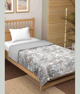 Jinaya's Cotton Floral Single Bed Dohar - Multi ( )
