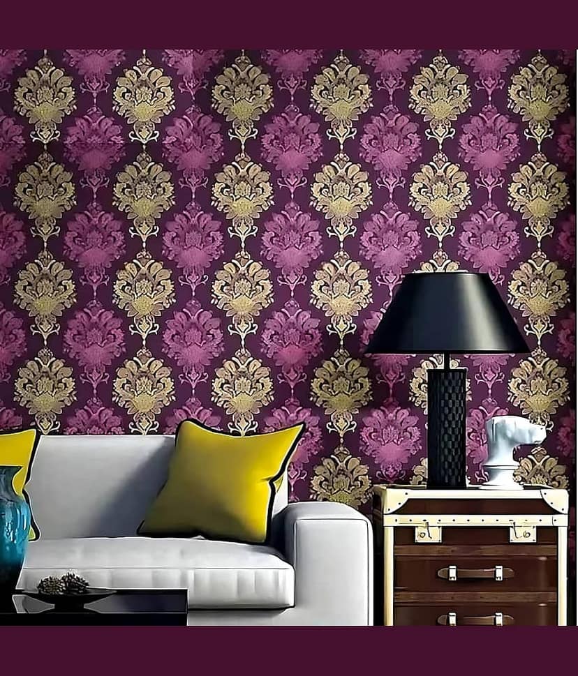 Jaamso Royals Abstract Wallpaper ( 45 x 200 ) cm ( Pack of 1 )