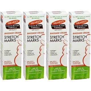 Palmers Stretch Marks Massage Cream - 125gm (Pack Of 4)