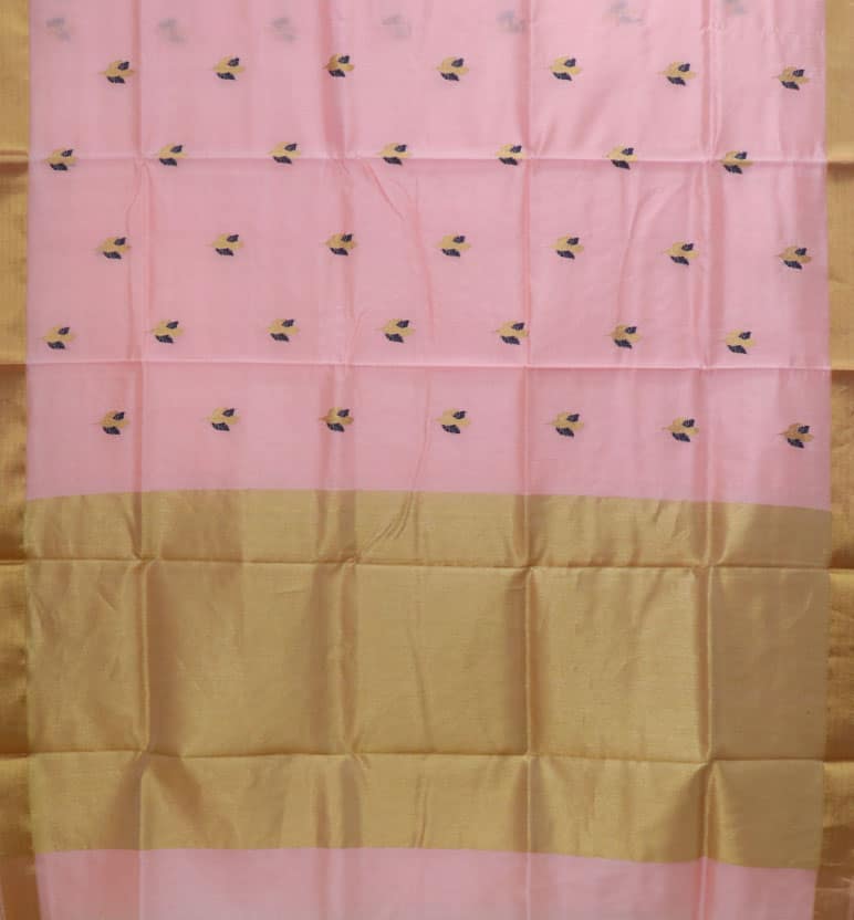 Handloom Chanderi Silk Saree view 2