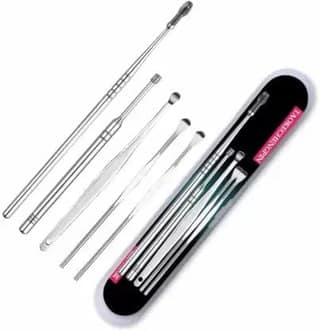 Elecsera Beauty 6 Ear Wax Removal Kit Cleaning Tool Earwax Pick Cleaner (100 g, Set of 6)