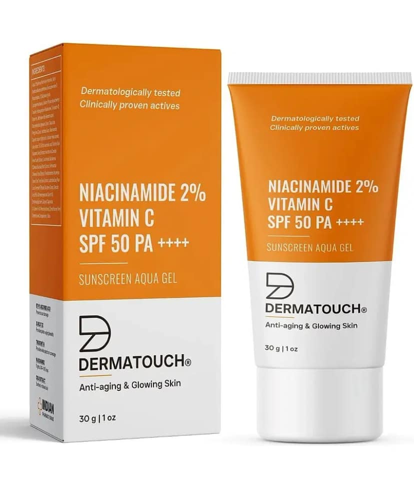 Dermatouch Niacinamide 2% Vitamin C Sunscreen Spf 50+ Pa ++++ , 30gm view 2