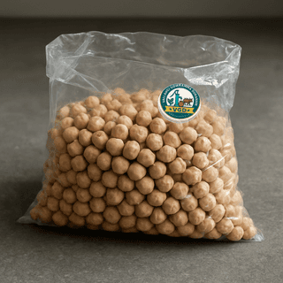 Vallangi Gowramma Dukanam's kabuli chana (chickpeas)