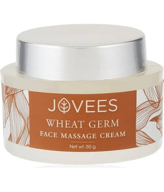 Jovees Herbal Wheat Germ Face Massage Cream with Vitamin E and Hydrating, 50gm, (Pack of 1)