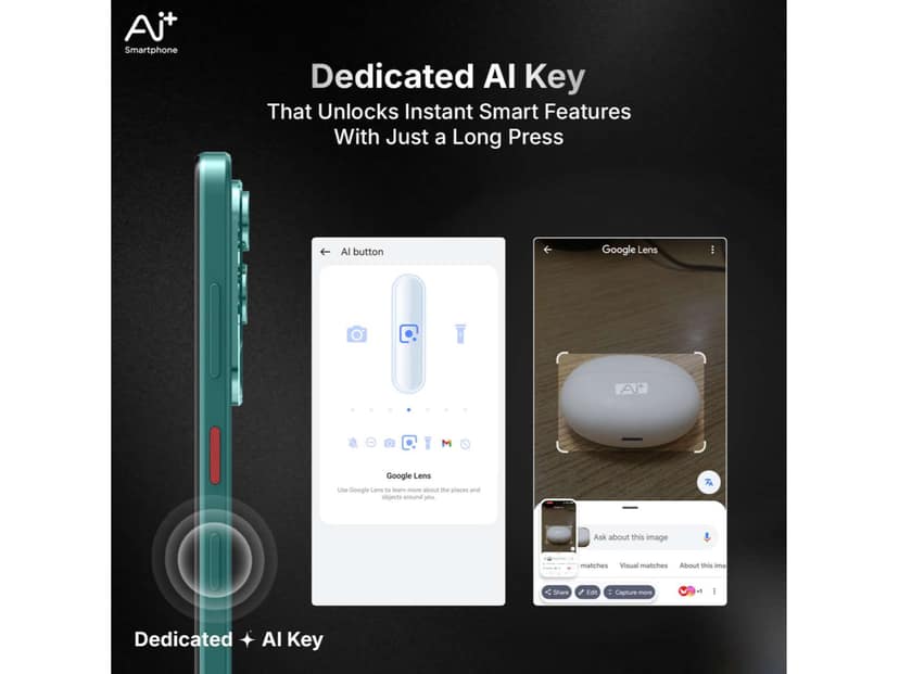 Ai+ Nova 2 Neo 5G Smartphone, 4GB RAM, 128GB Storage - Green view 2