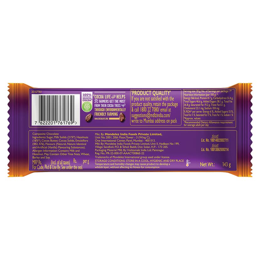 Cadbury Choclairs Gold Candy, 520 g (100 Candies) view 7