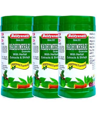 Baidyanath Madhumehari Granules Powder 100 Gm Pack of 3
