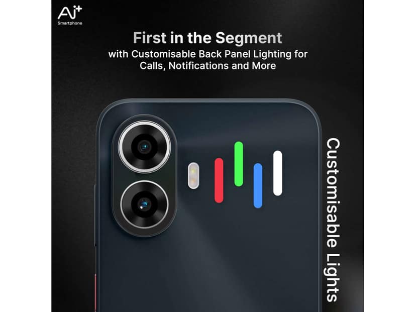 Ai+ Nova 2 Pro 5G Smartphone, 8GB RAM, 128GB Storage - Black view 3