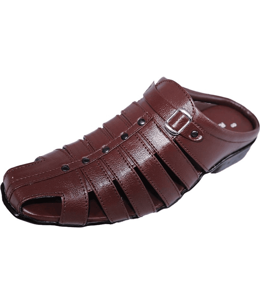 RAGE GAZE - Brown Men's Sandals