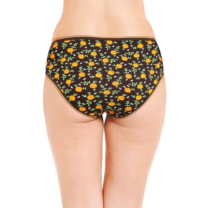 Bodycare women's combed cotton assorted Hipster Panty Pack of 6 ( E500-D ) view 5