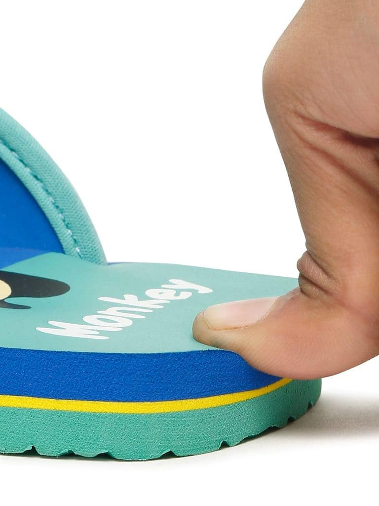 Premium Monkey V-Shape Flip-flops - Blue (Unisex) view 7