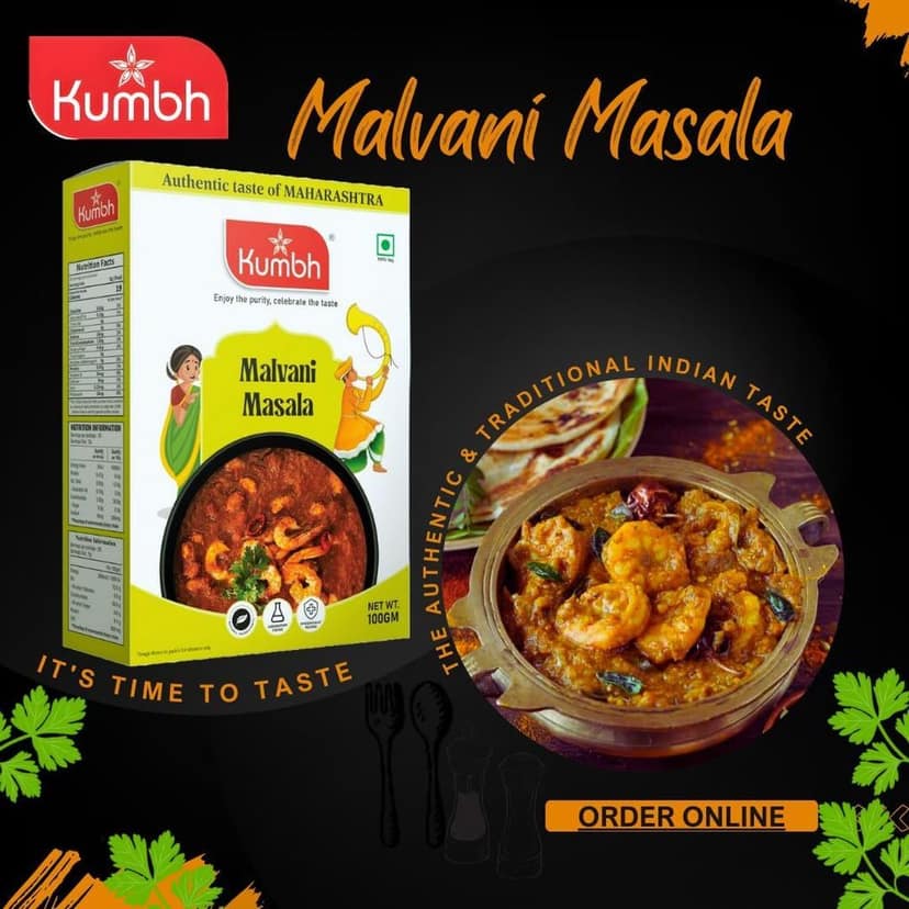 Kumbh Malvani Masala 100 Gm view 3