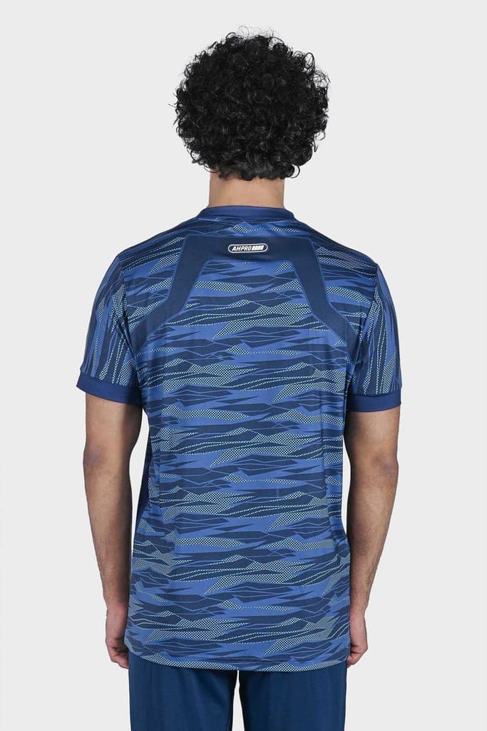 Blue Camo Crew Neck view 4