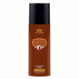 ST.JOHN Deo Narcotic Deodorant Body Spray for Long Lasting Protection 150ml (Pack of 12)