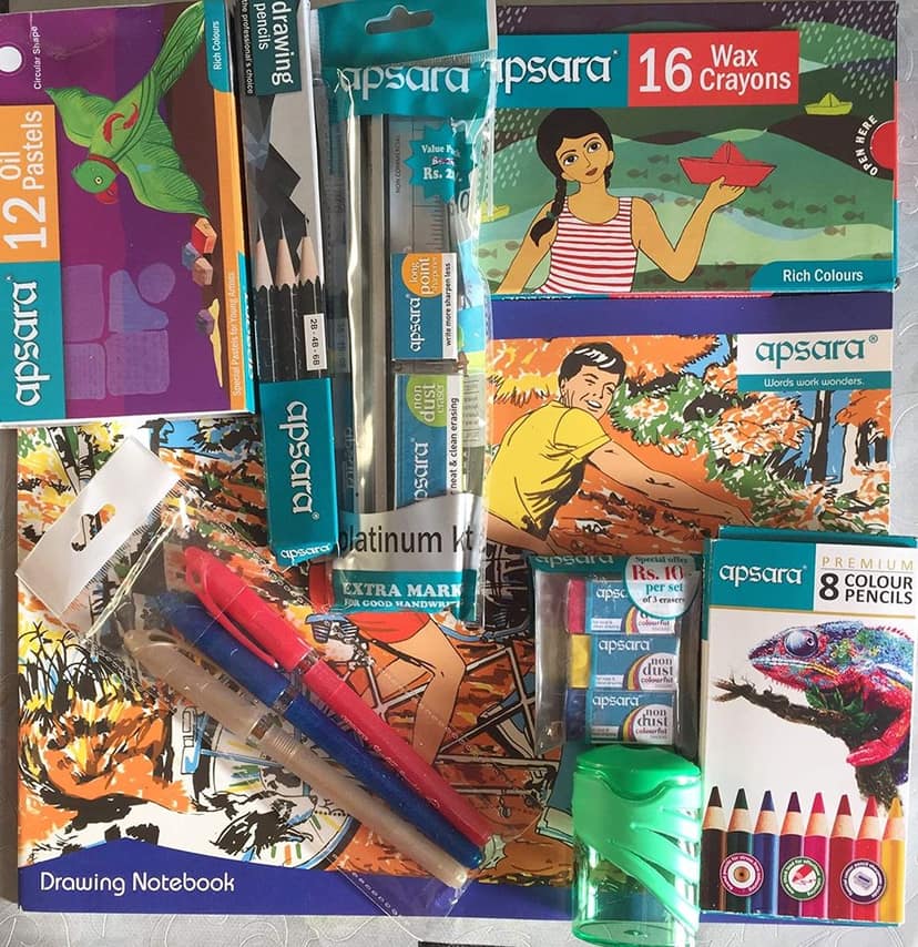 Apsara Designer's Kit | Ideal Gift Pack | Drawing Kit for Artists | Kids Gifting Set | Complete Art Set | Fun Birthday Gift | Fun Children's Gift | Combo of 9 items view 3