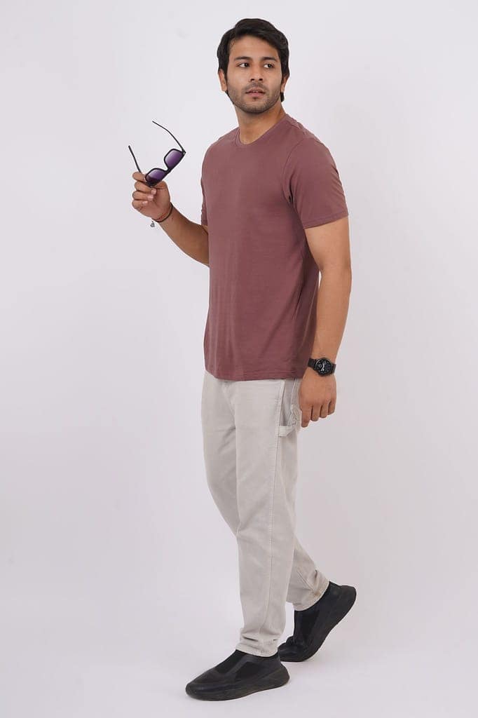 Men's Desert Rose Pima Cotton Crew Neck view 5