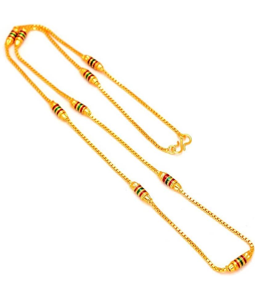 Jewarhaat Gold Plated Chain ( Set of 1 )
