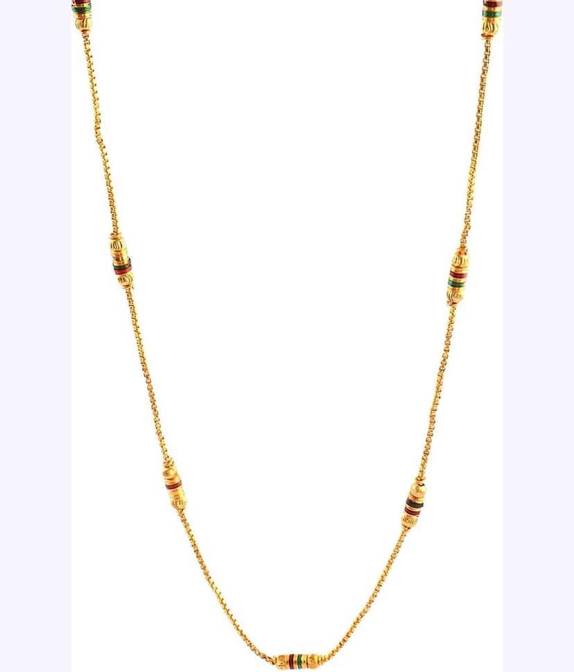 Jewarhaat Gold Plated Chain ( Set of 1 ) view 2