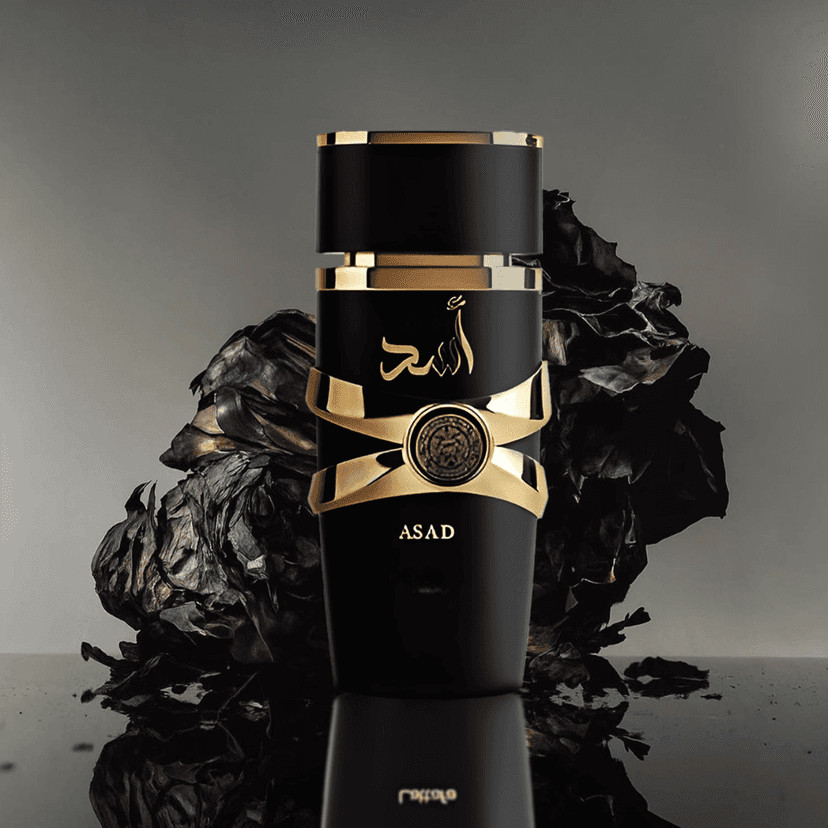 Lattafa Asad Eau De Parfum 100ml Long Lasting Luxury Perfume Spray For Men | Premium Refreshing Oud and Musk Fragrances (Asad)