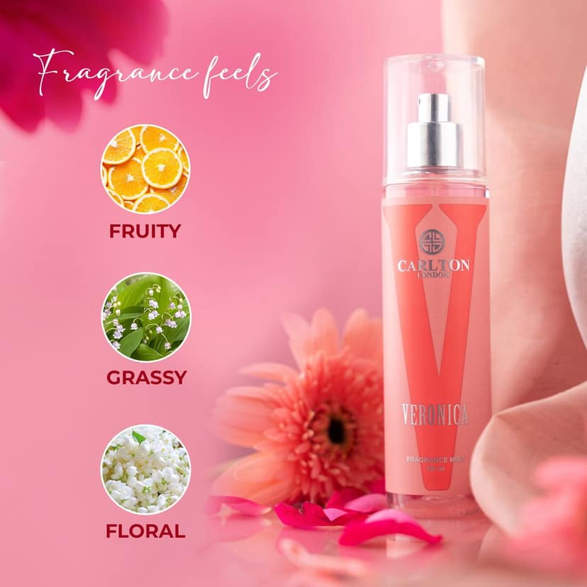 Carlton London Women Veronica Body Mist - 150ml view 4
