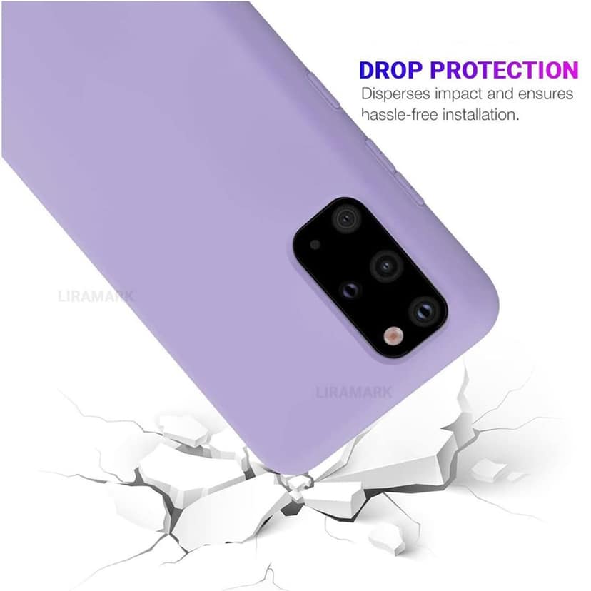 LIRAMARK Liquid Silicone Soft Back Cover Case for Samsung Galaxy S20 Plus / S20 Plus 5G view 4