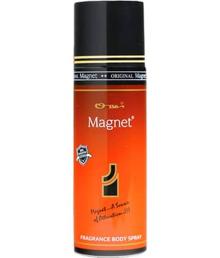 OSSA Magnet Body Spray 200ml Long Lasting Fragrance Ideal for Everyday Premium Deodorant Spray - For Men & Women (200 ml)