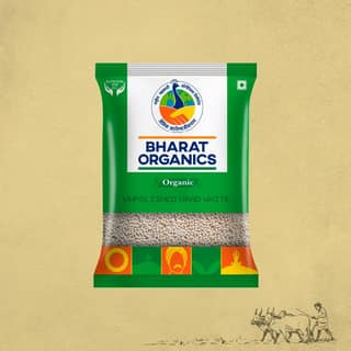 Organic Unpolished Urad Gota White - Bharat Organics