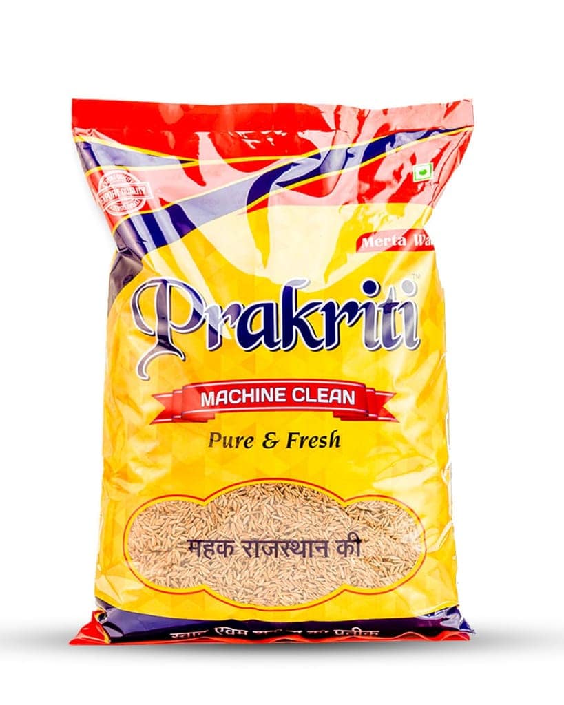 Prakriti Premium Whole Jeera (Cumin seed) I No added colours & flavours I Rajasthan special I Natural & 100% Pure Pack of 1, 1kg