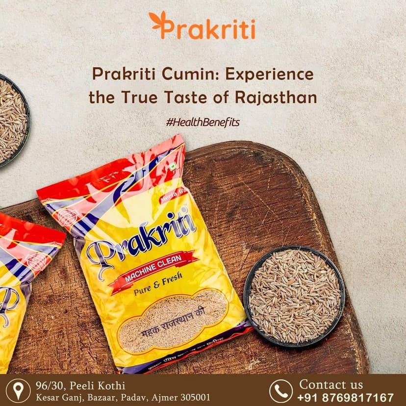 Prakriti Premium Whole Jeera (Cumin seed) I No added colours & flavours I Rajasthan special I Natural & 100% Pure Pack of 1, 1kg view 5