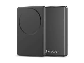 Pebble Rapid Mag Mini Power Bank, Ultra-Thin 15W Wireless & 22.5W Wired, Magnetic Snap 10-Way Circuit Protection LED Indicator