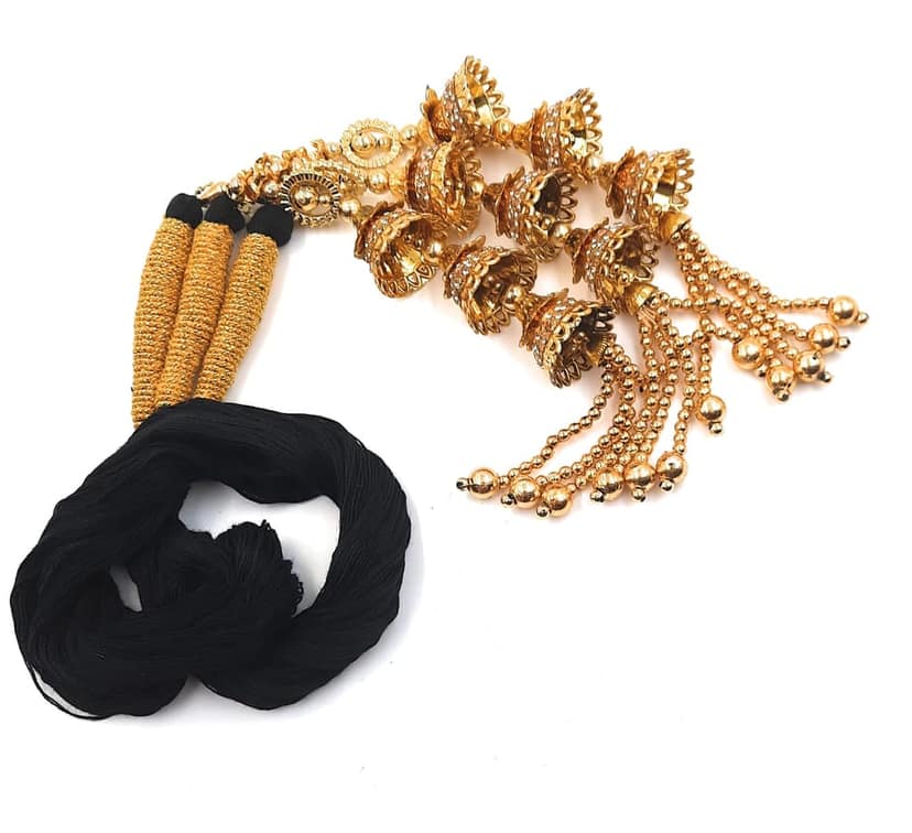 Jhumka Style Punjabi Parandi/Patiala Shahi Paranda view 2