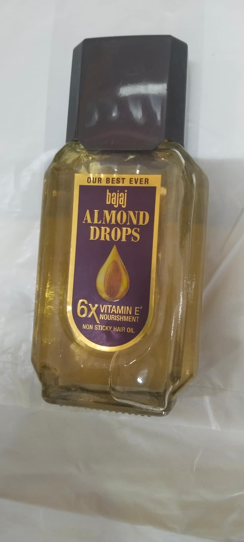 Bajaj Almond Drops Non sticky hair oil