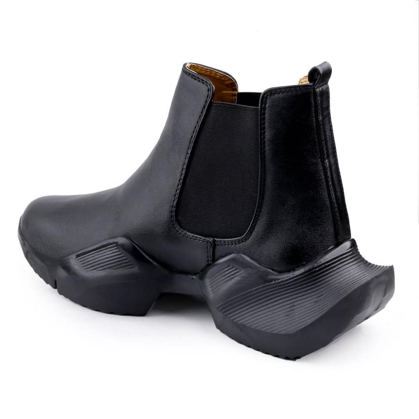 Bxxy's Faux Leather Comfort Wear Premium Chelsea Boots for Men view 6